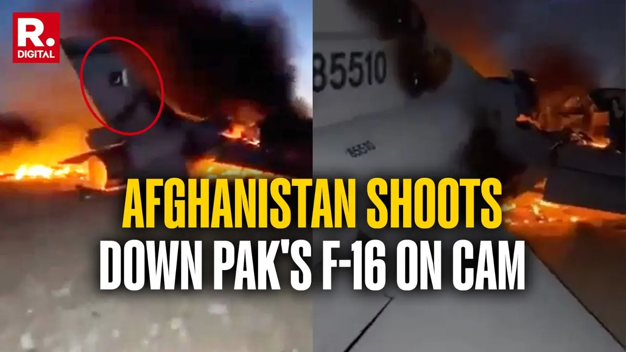 Big Blow To Pakistan: Afghanistan Claims It Shot Down F-16 Fighter Jet, Shares Wreckage Video As Tensions Escalate Big Blow To Pakistan: Afghanistan Claims It Shot Down F-16 Fighter Jet, Shares Wreckage Video As Tensions Escalate