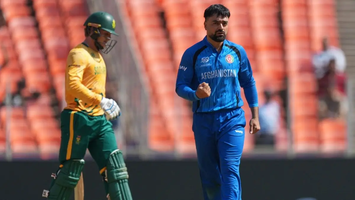 Rashid Khan Scripts History With Career Milestone In T20 World Cup Win Over UAE Afghanistan's captain Rashid Khan