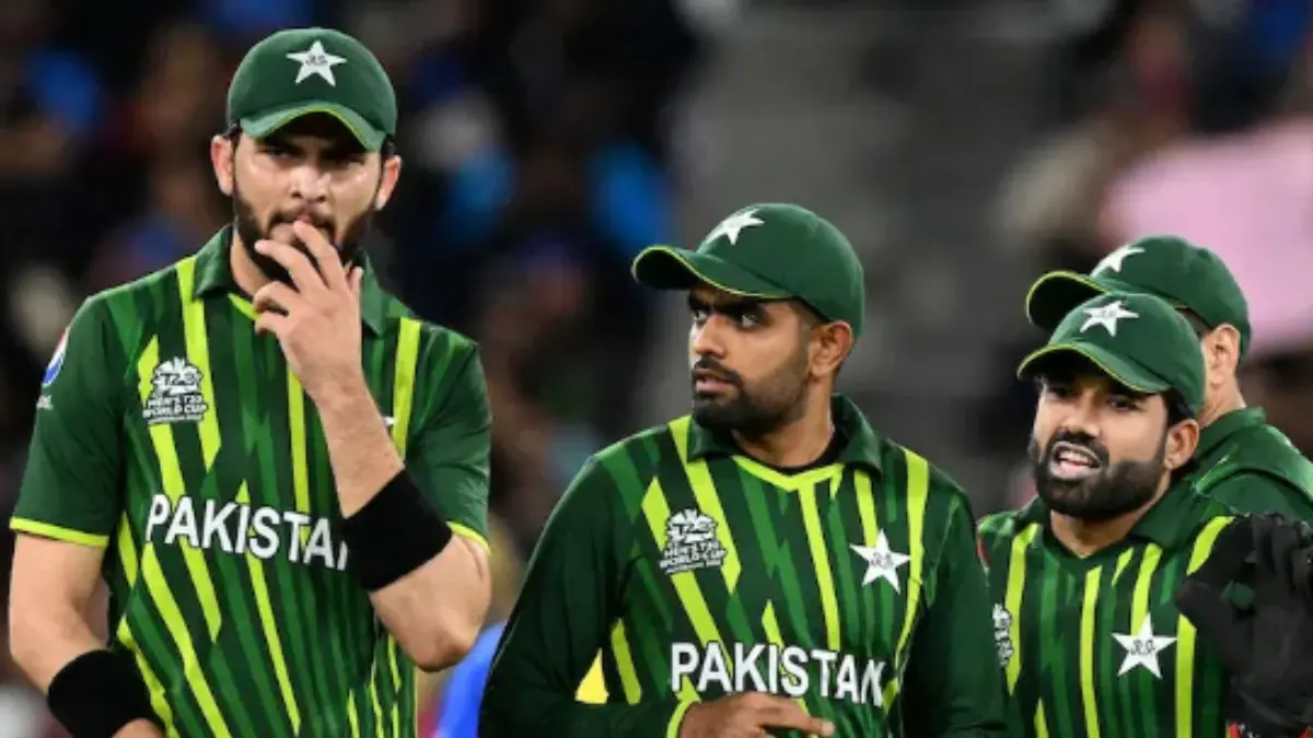 Afridi, Babar, Rizwan (From L to R)