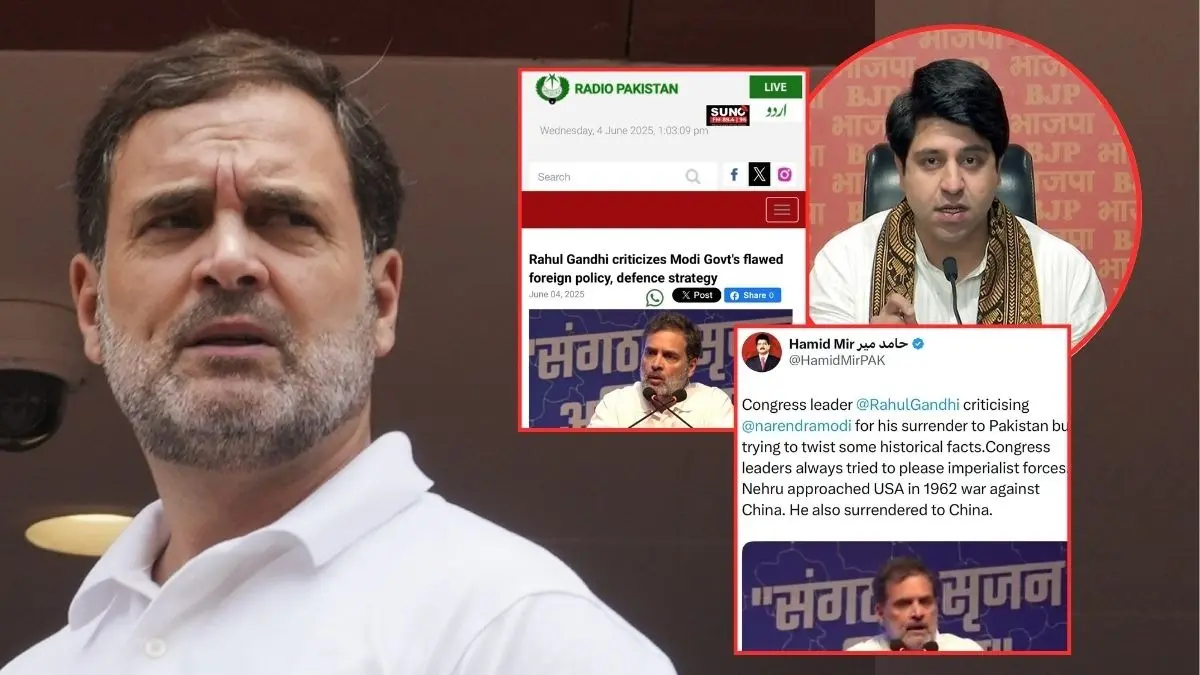 After 'Surrender' Jibe, Rahul Floods Pak Media; BJP Calls Him ‘Pakistan’s Boy Wonder’ After 'Surrender' Jibe, Rahul Floods Pak Media; BJP Calls Him ‘Pakistan’s Boy Wonder’