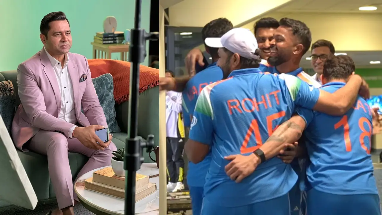 after Victory of india against australia in semifinals Aakash chopra get emotional video viral