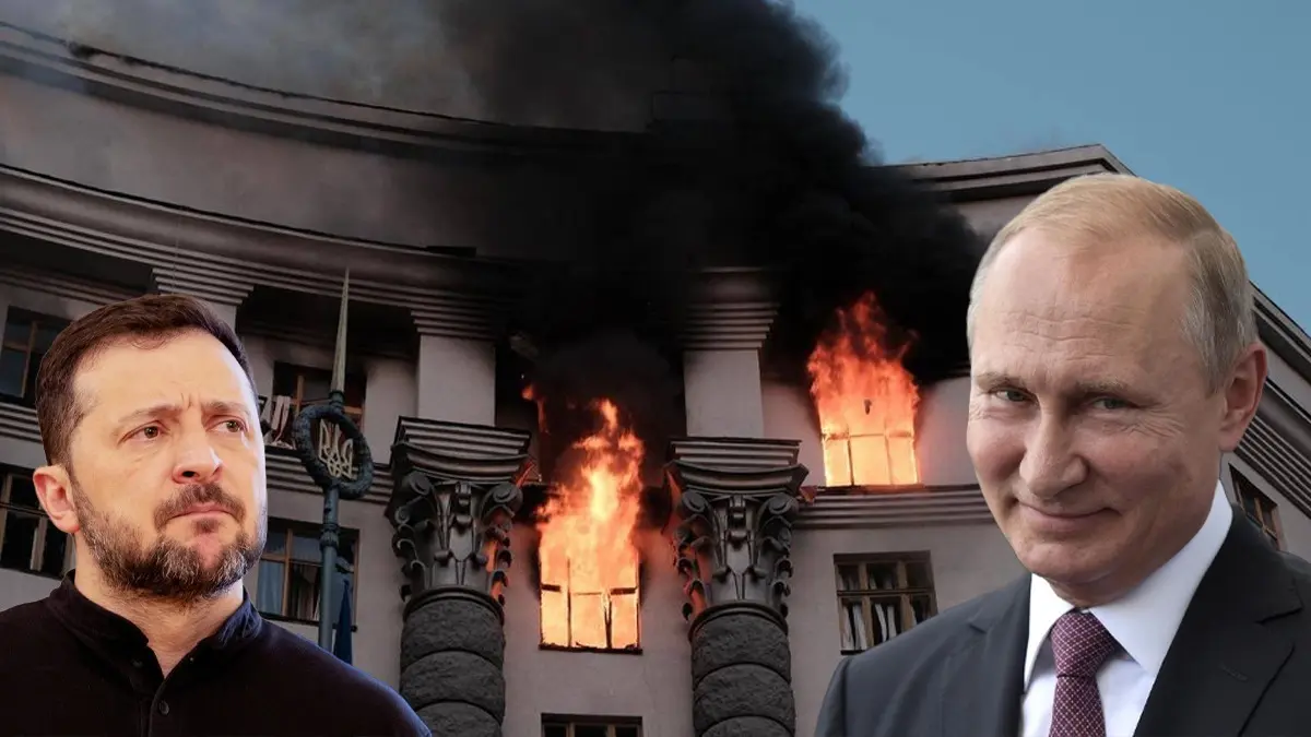 Aftermath in Kyiv After Russia Assaults Ukraine With Over 800 Drones and Decoys