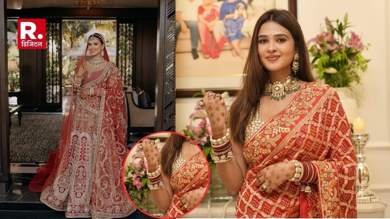 Agrata Sharma teej look
