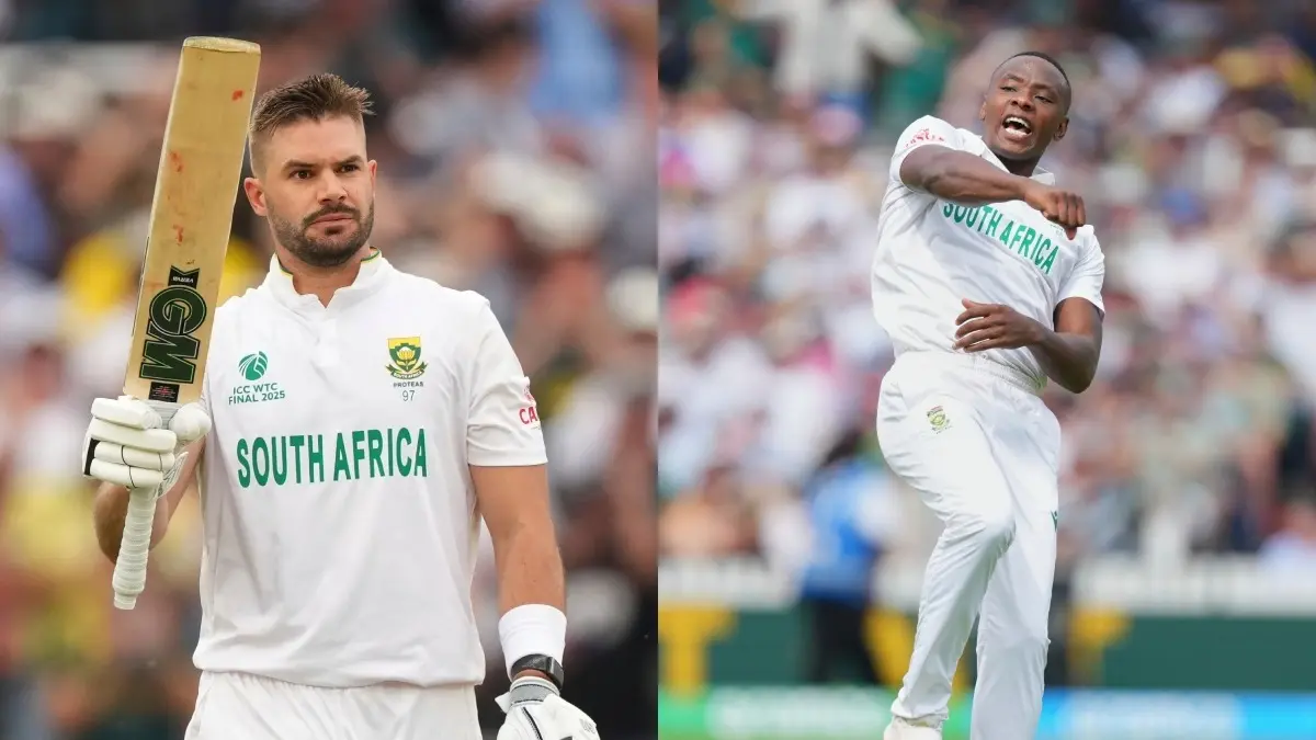 Aiden Markram and Kagiso Rabada