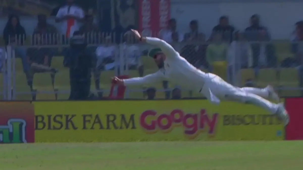 WATCH | Aiden Markram Takes Stunning One-Handed Catch to Send Nitish Reddy Packing in Guwahati Aiden Markram catch