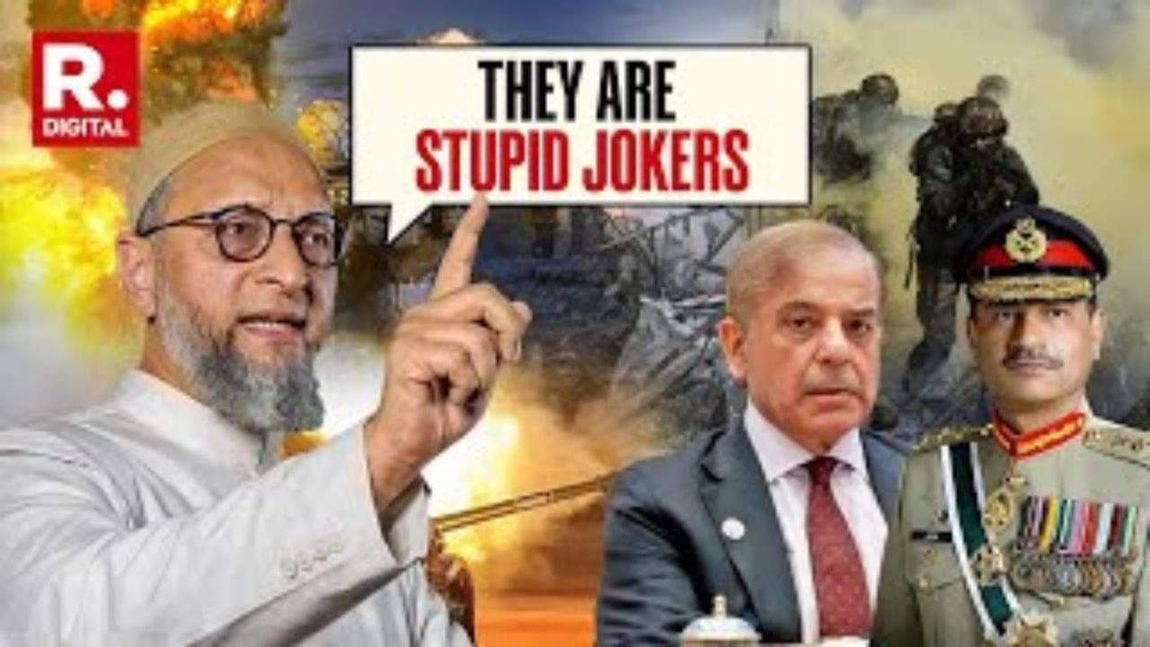 AIMIM Chief Asaduddin Owaisi Digs At Asim Munir & Shahbaz Sharif