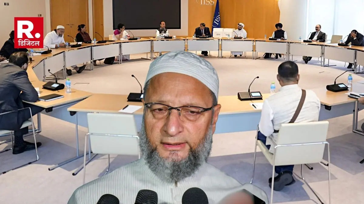 aimim mp Asaduddin Owaisi lashed out at Pakistan from Bahrain itself