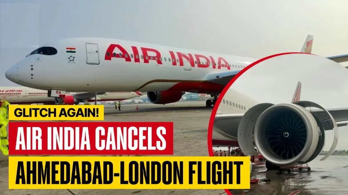 Air India Flight Cancelled due to technical glitch.