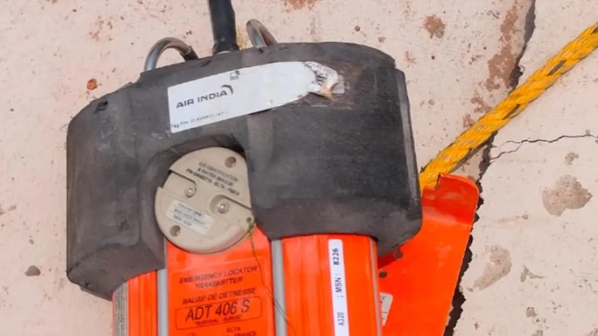 Air India plane black box photo, AI 171 Ahmedabad London