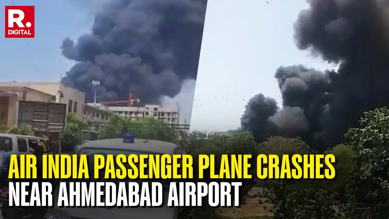 Air India Ahmedabad-London Flight With 242 Passengers Onboard Crashes ...