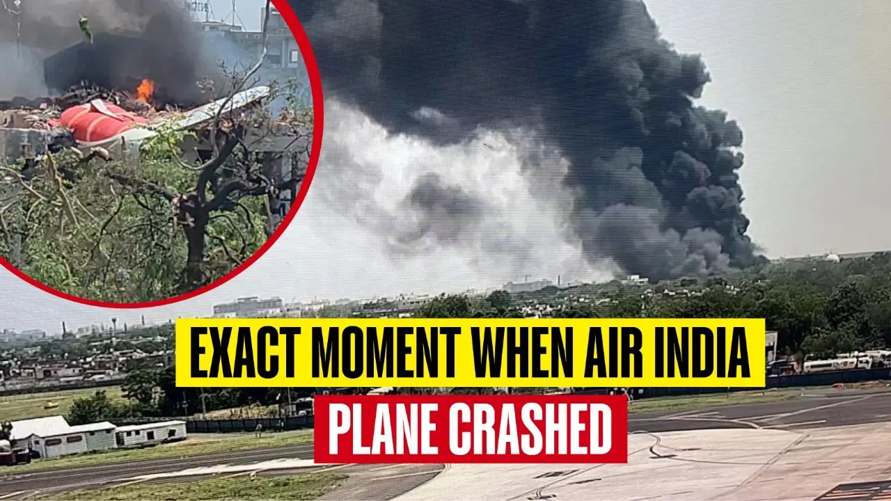 Air India plane crash video