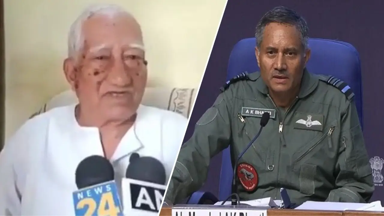 Air Marshal AK Bharti fathers first reaction on operation sindoor