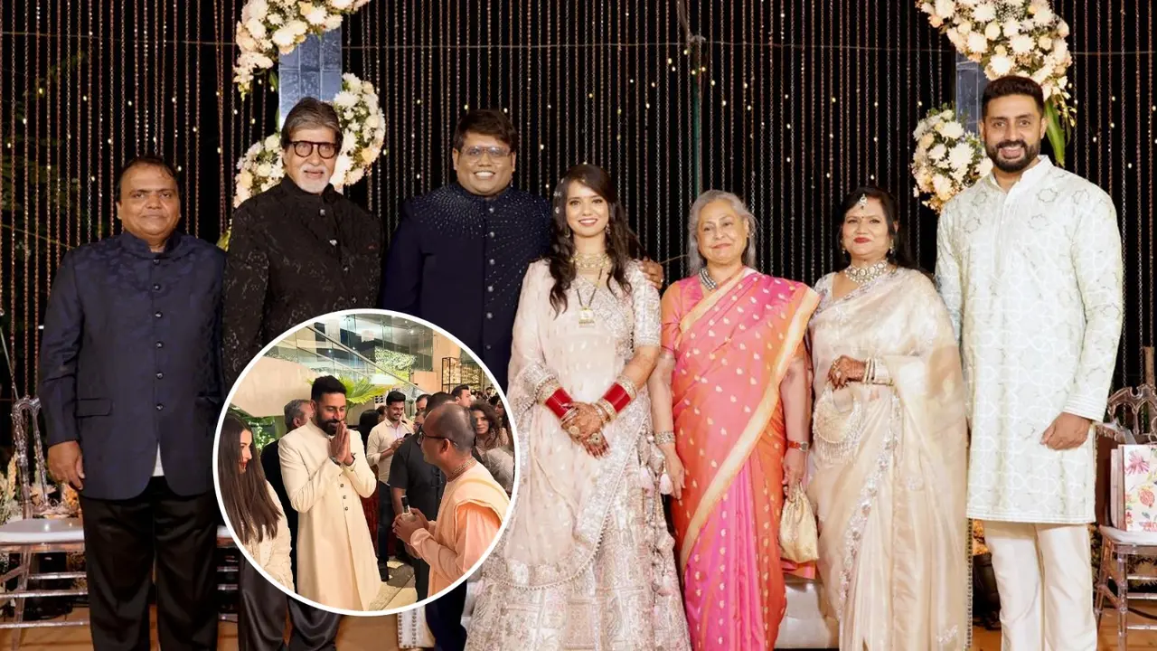 Aishwarya Rai Skips Joint Appearance With Amitabh And Jaya Bachchan, Attends This Wedding Instead With Abhishek Bachchan Aishwarya Rai and Abhishek Bachchan attended the wedding reception of Ashutosh Gowariker's son Konark in Mumbai