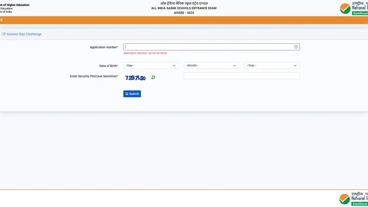AISSEE 2025 Answer Key Released