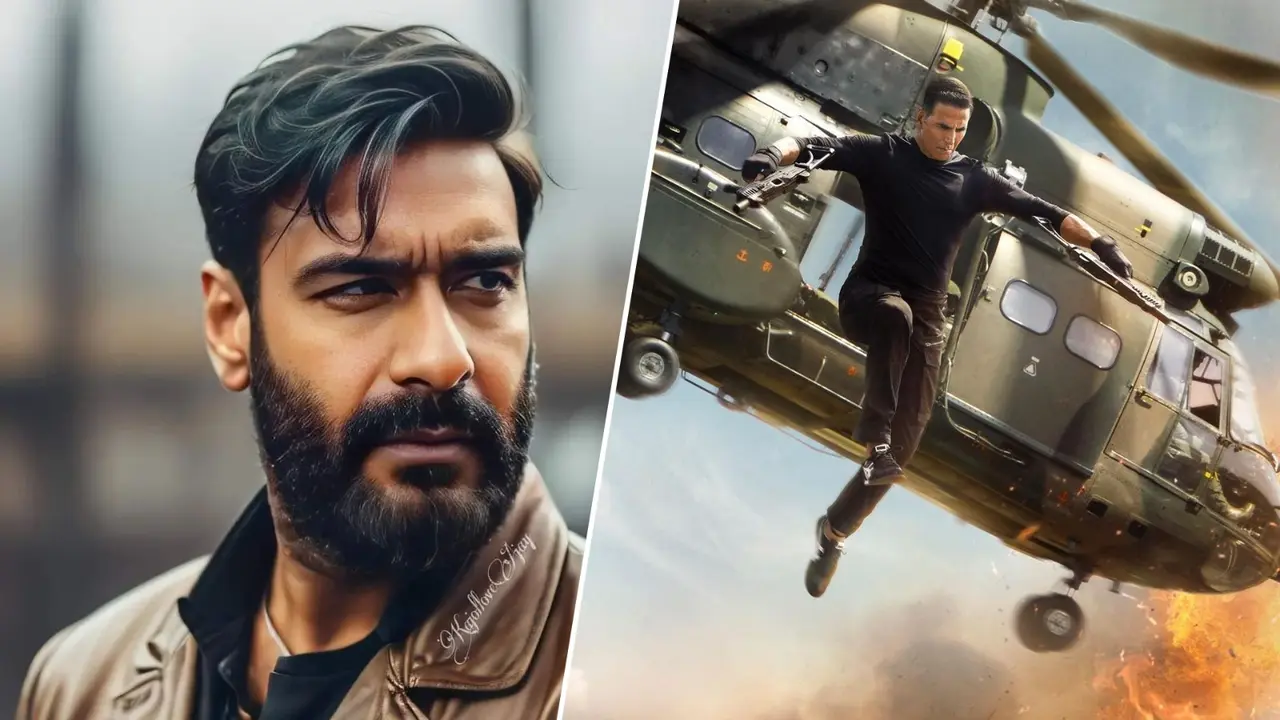 Singham Again: Ajay Devgn, Akshay Kumar, Tiger Shroff's Action Packed Title Track Released Ajay Devgn And Akshay Kumar