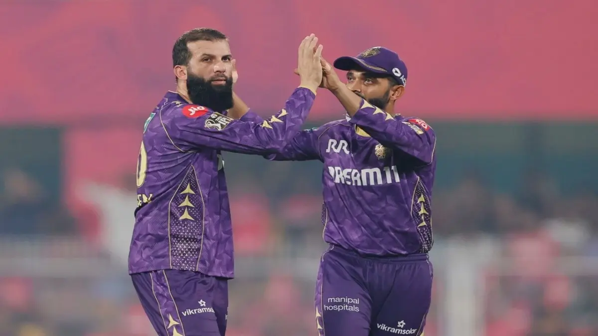 KKR Coach Extends Support To Captain Ajinkya Rahane, Backs Favourable Home Pitch Claims Ahead Of Mumbai Indians Game Ajinkya Rahane and Moeen Ali