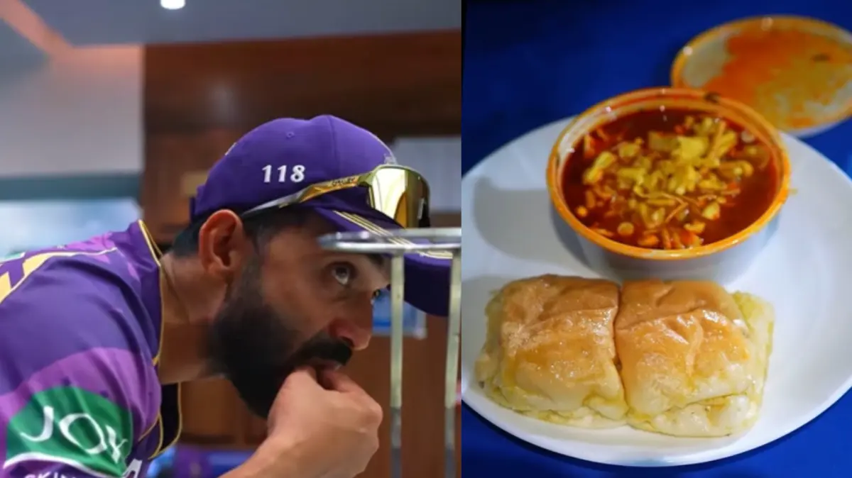Ajinkya Rahane feasts on Misal Pav