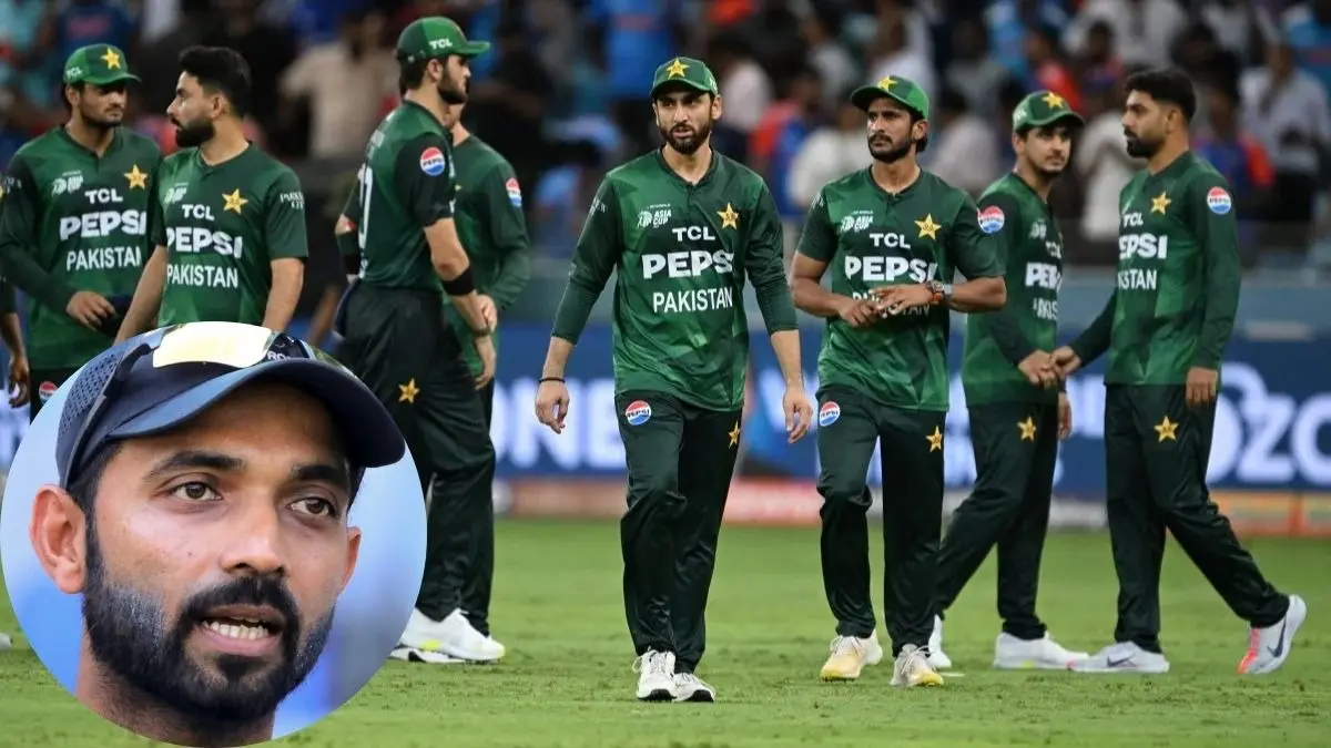 T20 विश्व कप 2026 पर पाकिस्तान की गीदड़भभकी, अजिंक्य रहाणे ने दी चुनौती, कहा- उनकी औकात ही नहीं...; VIDEO ajinkya rahane mocked pakistan t20 world cup boycott threats