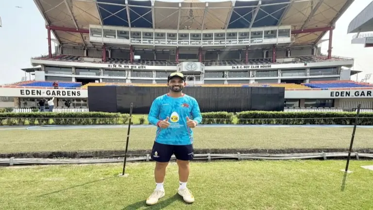 Ajinkya Rahane poses for a picture