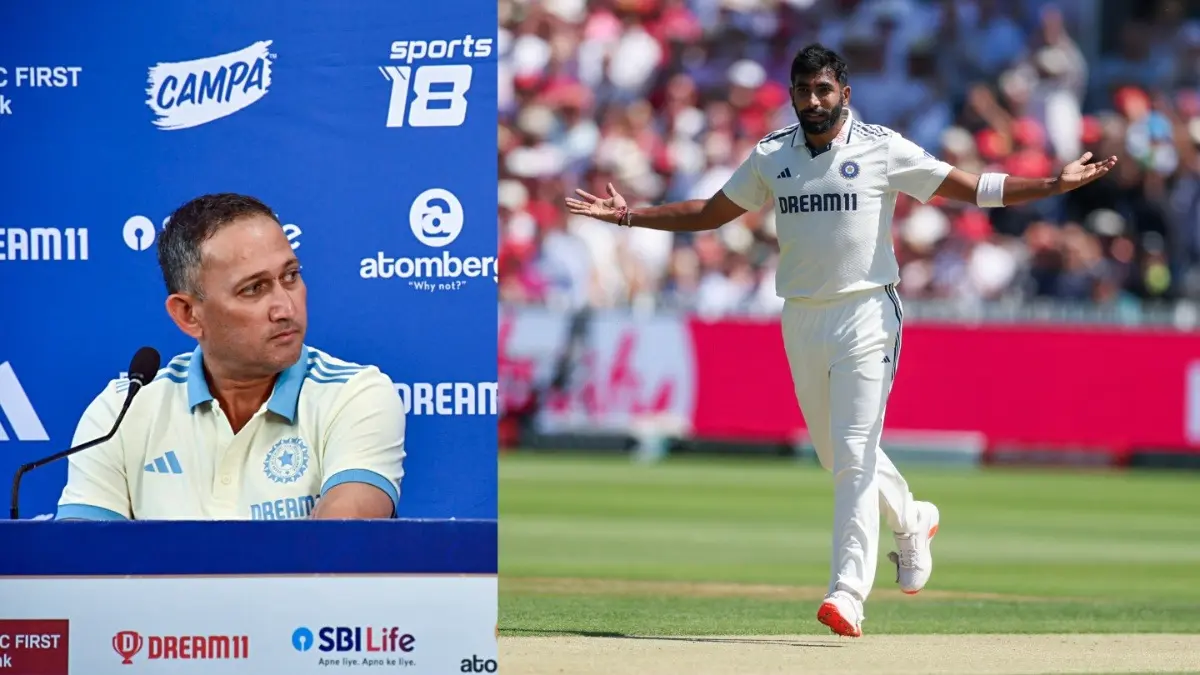 Ajit Agarkar and Jasprit Bumrah