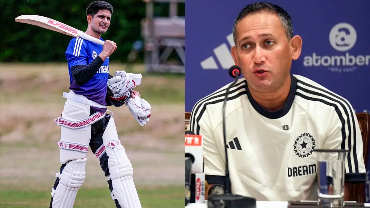 Ajit Agarkar Reveals Why Shubman Gill Was Included in Asia Cup 2025 Squad Ahead of Yashasvi Jaiswal - 'He Is Already...' Ajit Agarkar (R) shed some light on Shubman Gill (L) being in the Asia Cup 2025 squad.