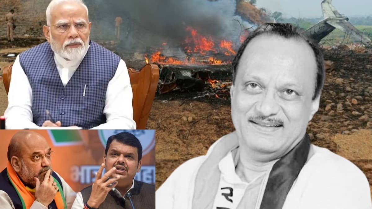 Ajit Pawar Death/ PM Modi/ Amit Shah/ CM Fadnavis