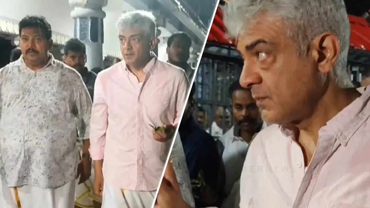 Ajith at Tirumala temple