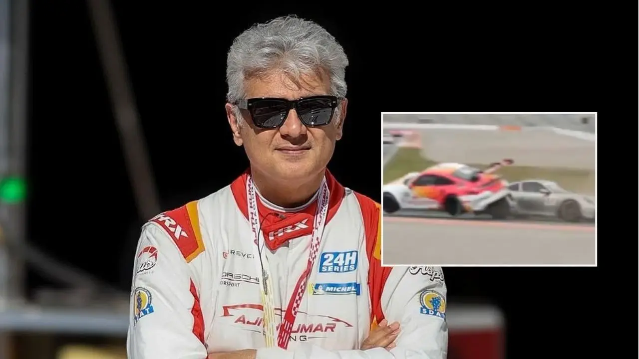 Ajith Kumar's Need For Speed Turns Into Brutal Car Crash In Valencia, Marking 3rd Accident In A Row Ajith Kumar Car Crash