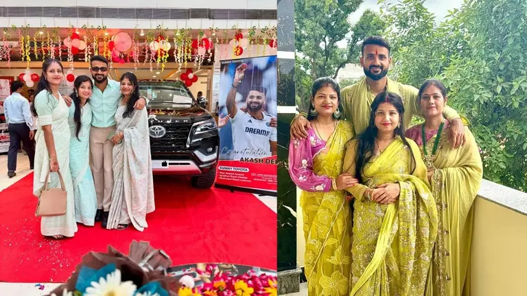 भाई हो तो आकाश दीप जैसा... Raksha Bandhan पर खरीदी अपनी ड्रीम कार, बहन के नाम लिखा इमोशनल पोस्ट akash deep buy his dream car shares special emotional post for his sisters on Raksha bandhan