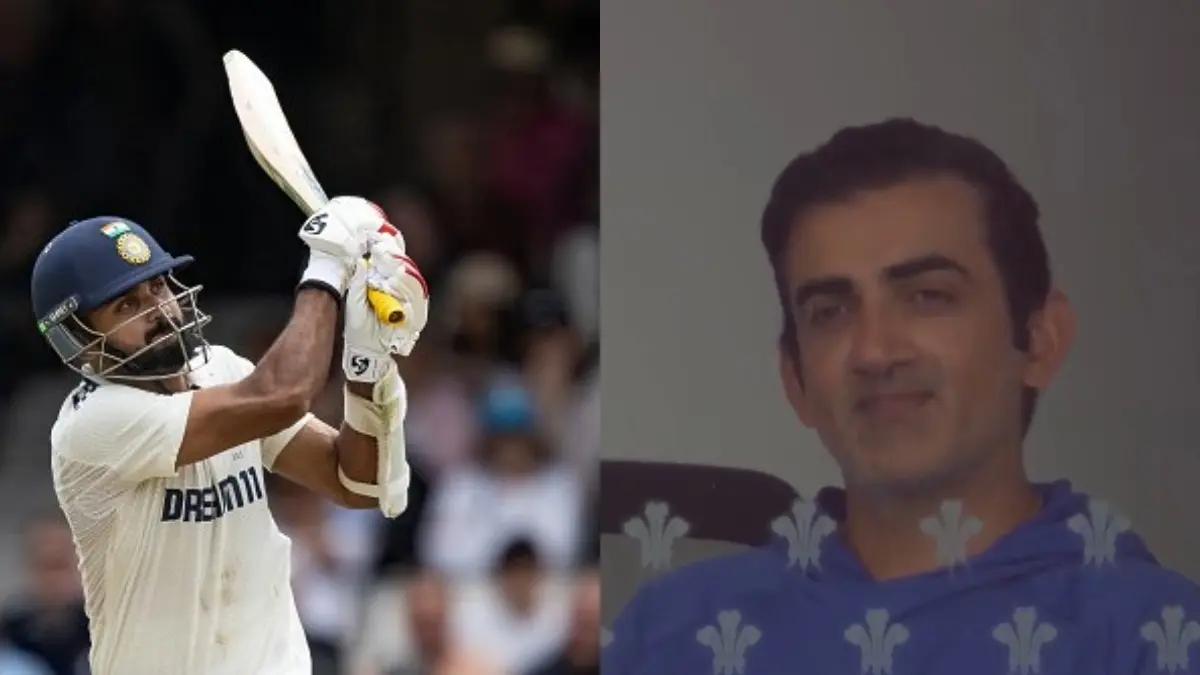 Akash Deep (L), Gautam Gambhir (R)