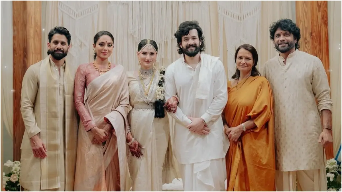 Akhil Akkineni Zainab Ravdjee got married in Hyderabad on June 6