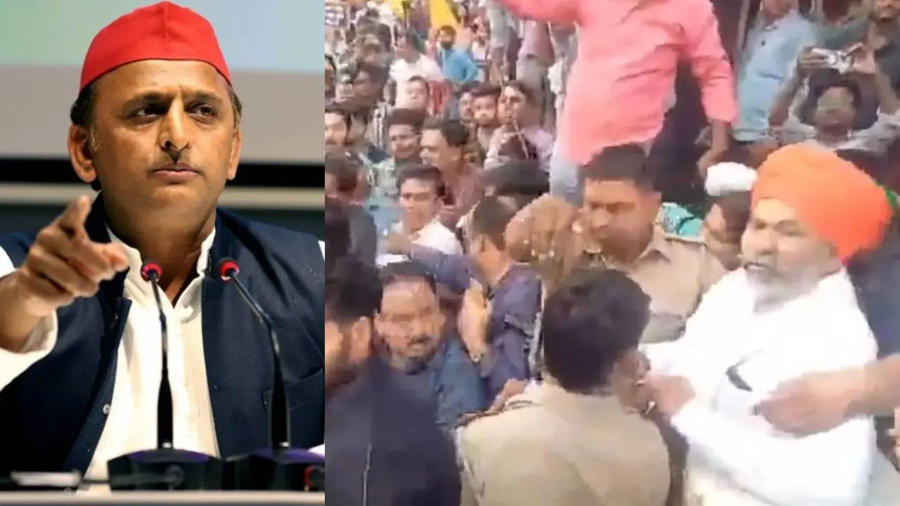 Akhilesh Yadav blamed BJP for the attack on Rakesh Tikait