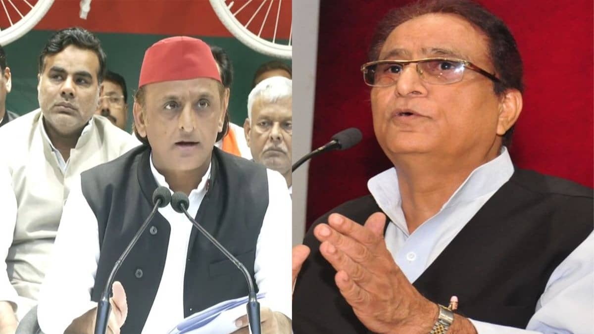 akhilesh yadav expresses for azam khan and gayatri prajapati allegations against the bjp