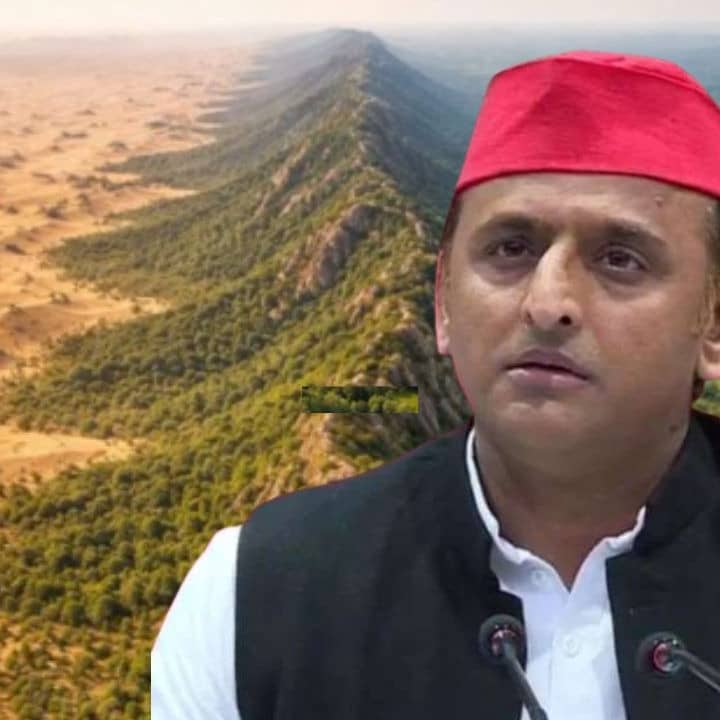 Akhilesh Yadav Post on Aravalli