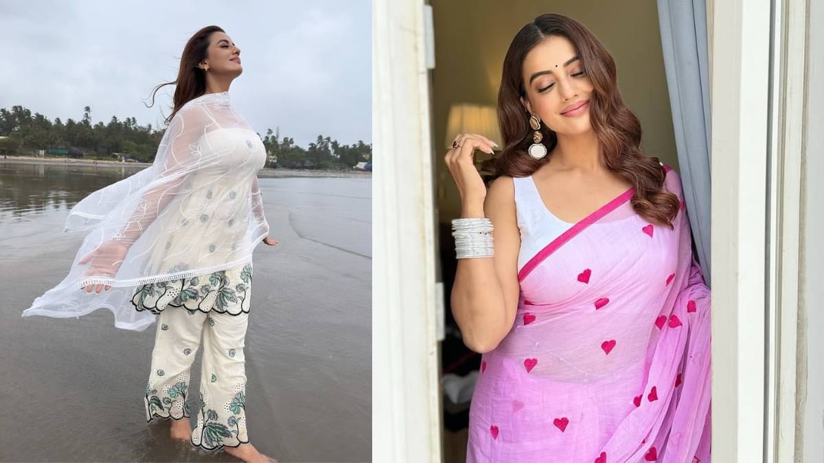 Akshara Singh saree look