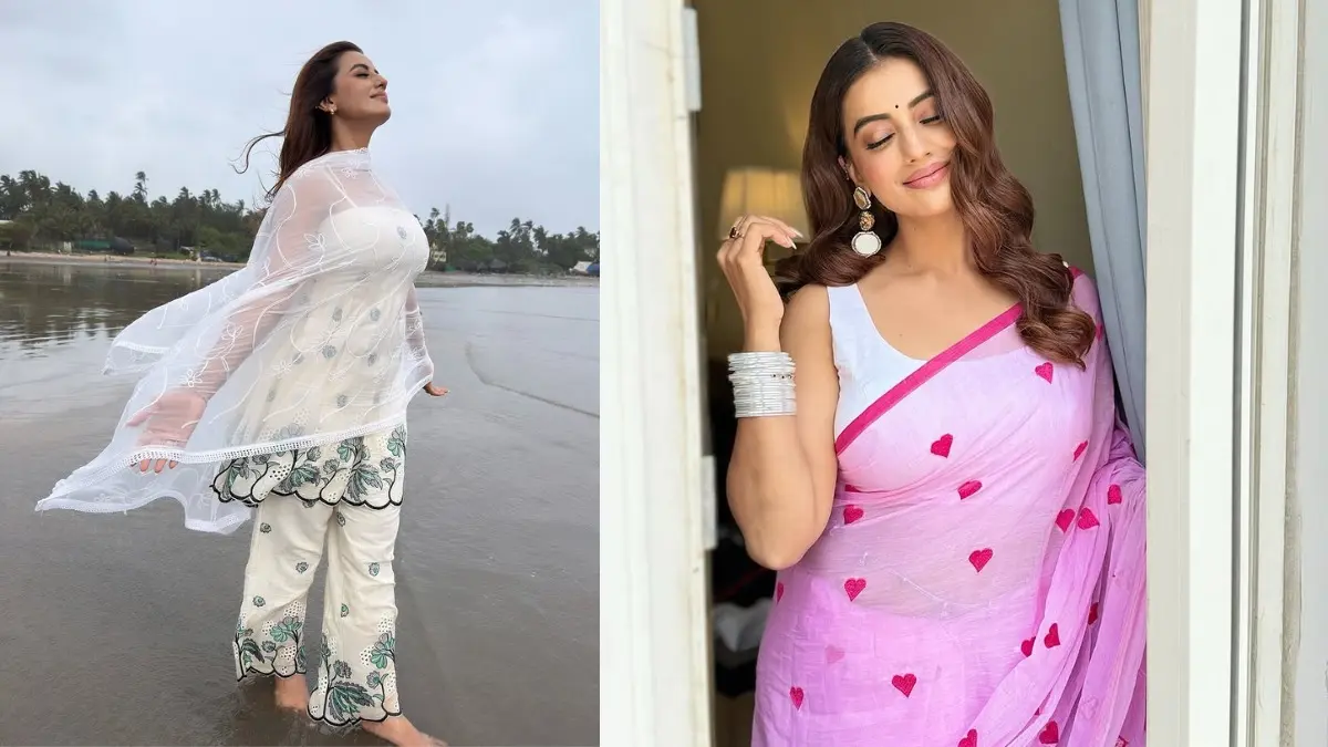Akshara Singh saree look