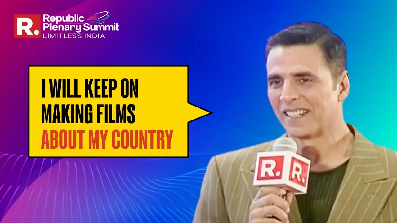Akshay Kumar At Republic Plenary Summit