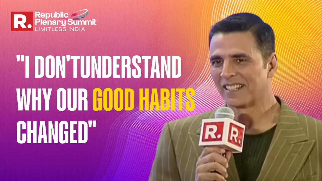 Akshay Kumar at Republic Plenary summit