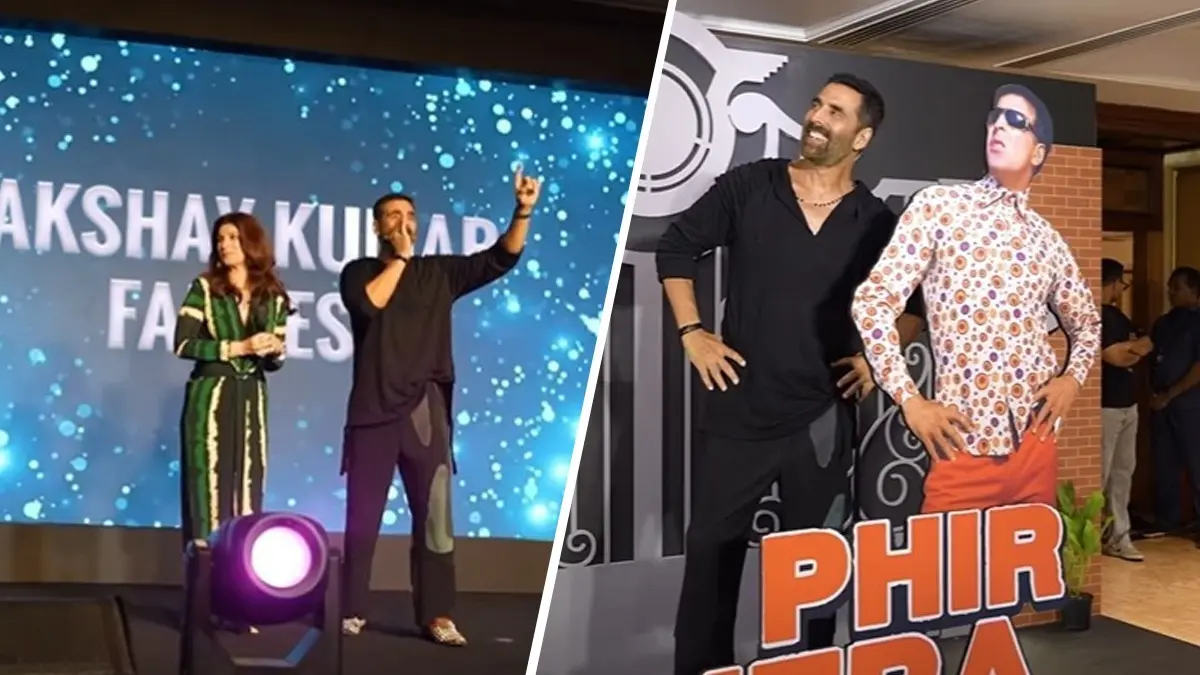 Akshay Kumar celebrates 58th birthday with fans