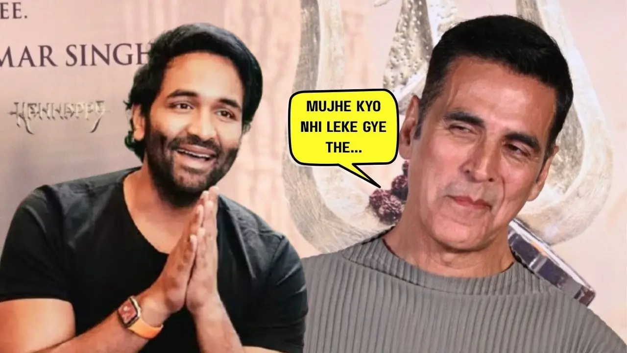Akshay Kumar’s Hera Pheri At Kanappa Teaser Launch Leaves Everyone In Splits, Vishnu Manchu Speechless Akshay Kumar teases Vishnu Manchu at Kanappa teaser launch, video goes viral