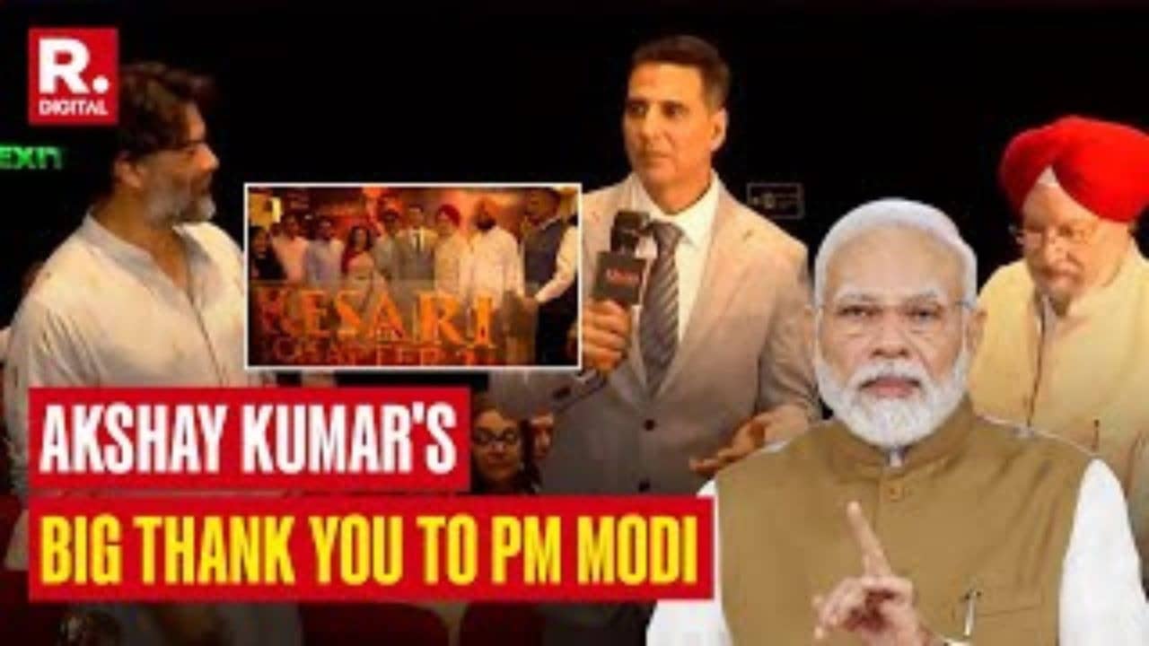 Akshay Kumar Thanks PM Narendra Modi 