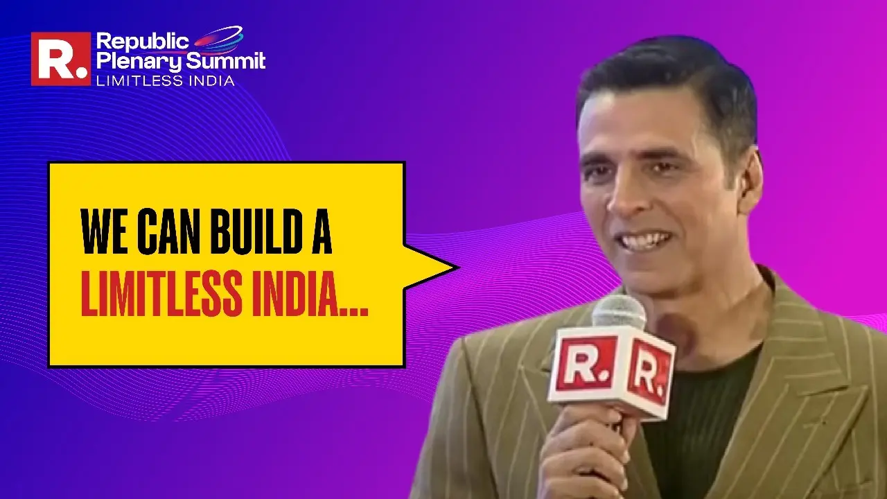 Only A Healthy India Can Be Limitless: Akshay Kumar's Golden Advice To Countrymen At Republic Plenary Summit 2025 Akshay Kumar was a guest at Republic Plenary Summit
