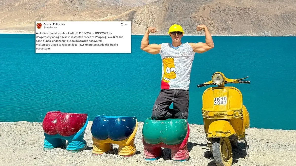 Stunt Biking In Ladakh Lands YouTuber Ali Iqbal In Trouble, Gets Booked For 'Endangering' Region's Fragile Ecosystem Ali Iqbal has been booked by Leh District Police
