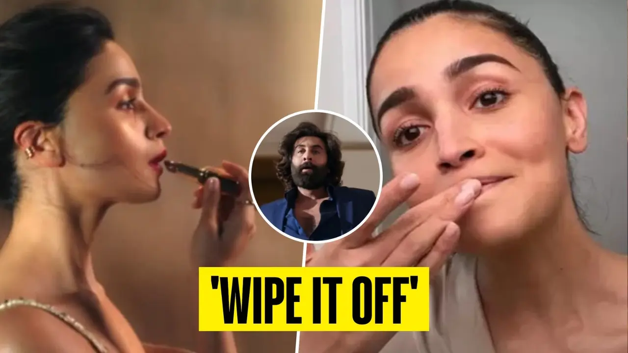 Netizens Sense 'Kalesh' As Alia Bhatt Puts On Lipstick, Alert 'Red Flag' Ranbir Kapoor Alia Bhatt did a shoot for a makeup brand, bringing back an old controversy
