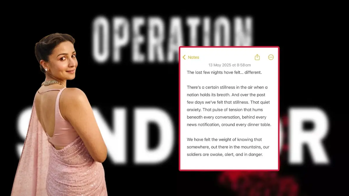 Alia Bhatt Laud's The Braveness Of Mothers.