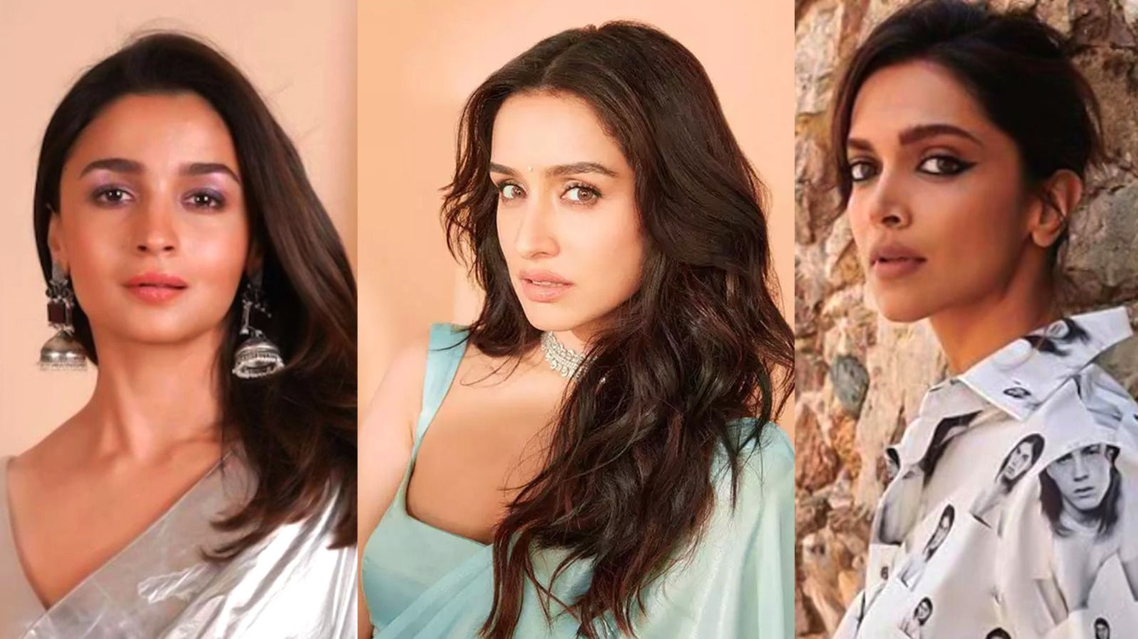 Alia Bhatt, Shraddha Kapoor, Deepika Padukone