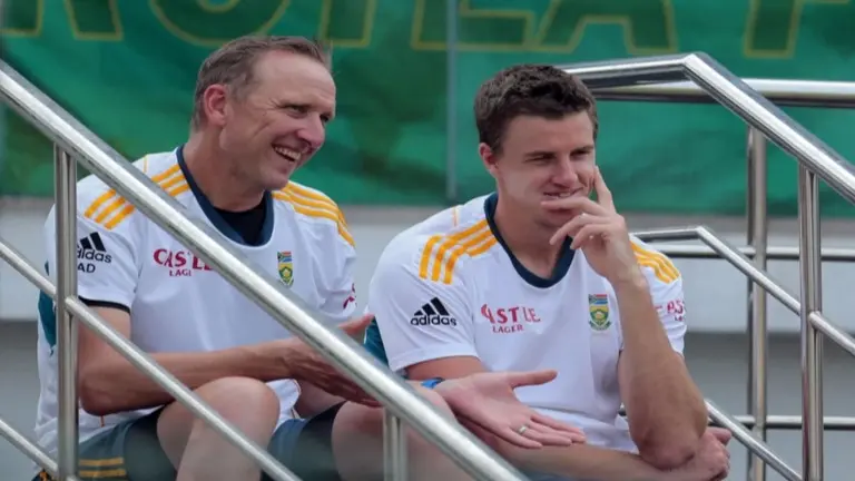 Allan Donald with Morne Morkel
