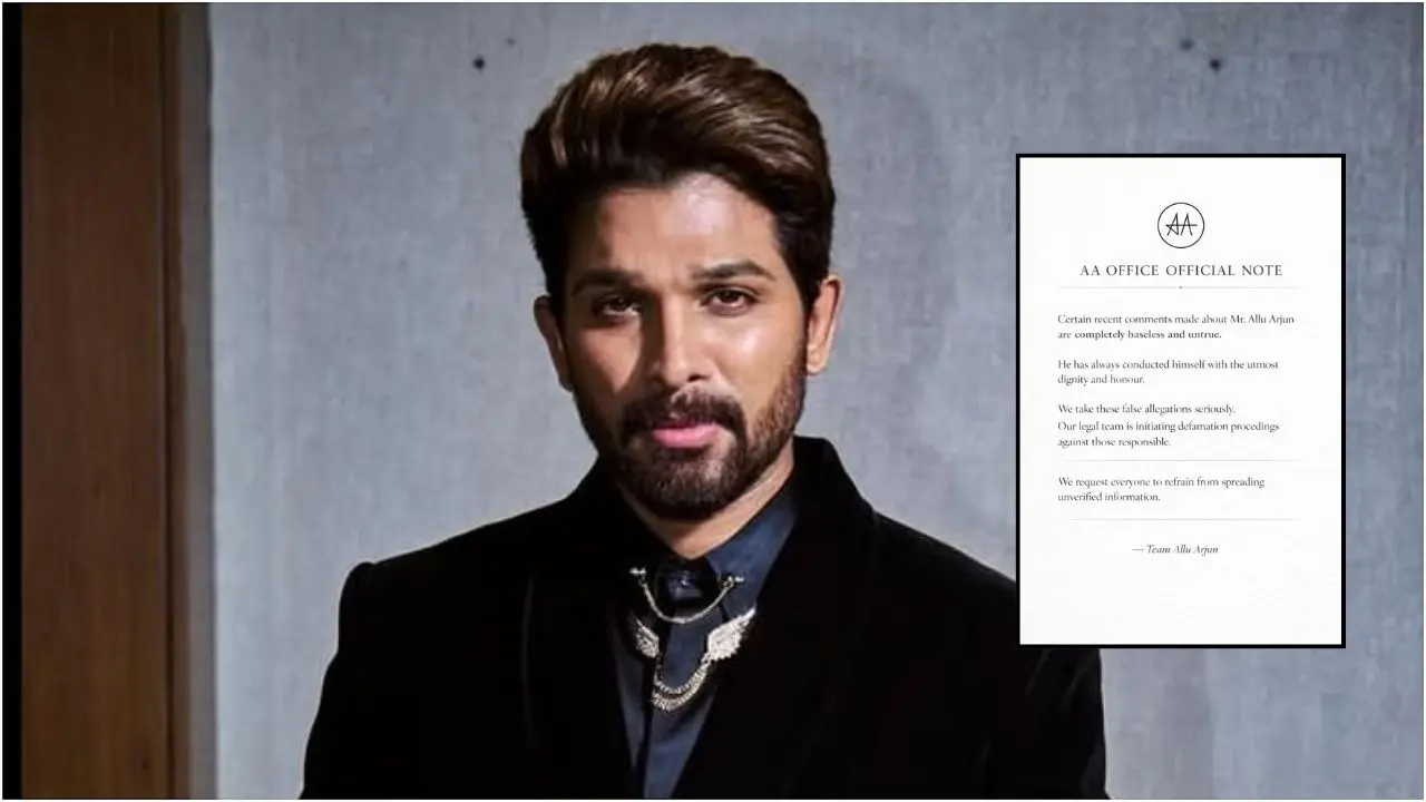Allu Arjun Initiates Legal Action Alleging Defamation By Brand Manager Over ‘Baseless’ ‘42 Meeting Rules’ Claims Allu Arjun