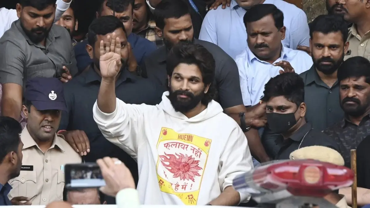 Allu Arjun spent a night in jail after Pushpa 2 stampede case