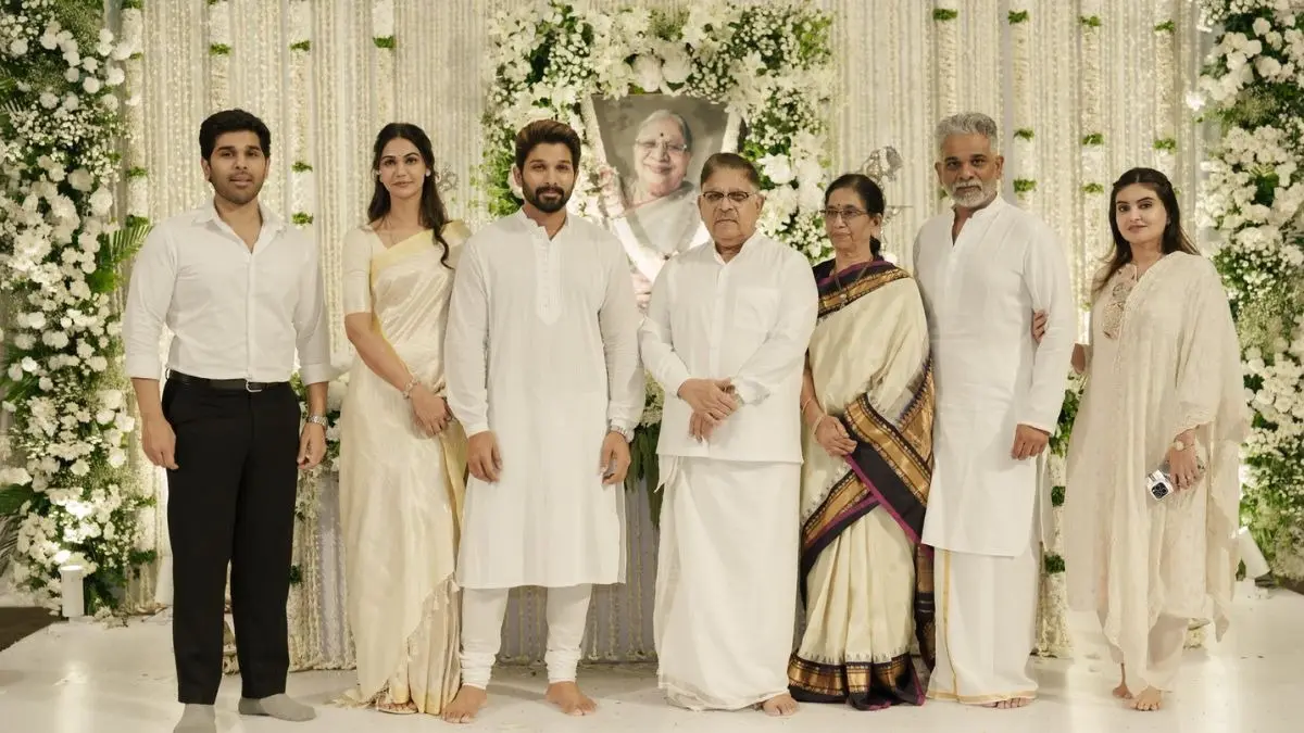 Allu-Konidela Come Together For Allu Kanakaratnam's Prayer Meet, Allu Arjun, Ram Charan, Chiranjeevi And Pawan Kalyan Pay Last Respects Allu Kanakaratnam